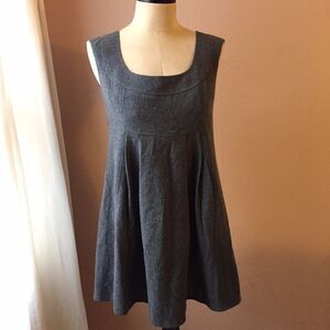 Susana Monaco Gray Wool Blend Jumper Dress 6
